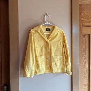 big bud press corduroy sailor jacket xs in butter yellow 💛